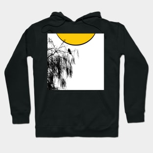 Bird on a branches. Hoodie